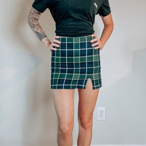 Forever 21 Plaid Mini Skirt